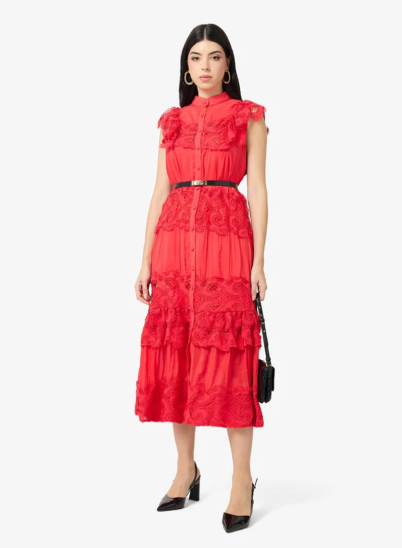 Ella  Lace A-line Dress for Women | Best Price UAE